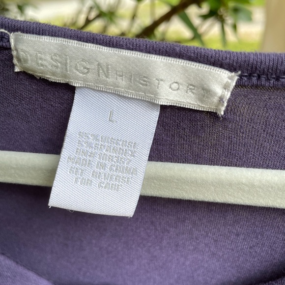 Beautiful purple sleeveless shirt, size L - Picture 4 of 4